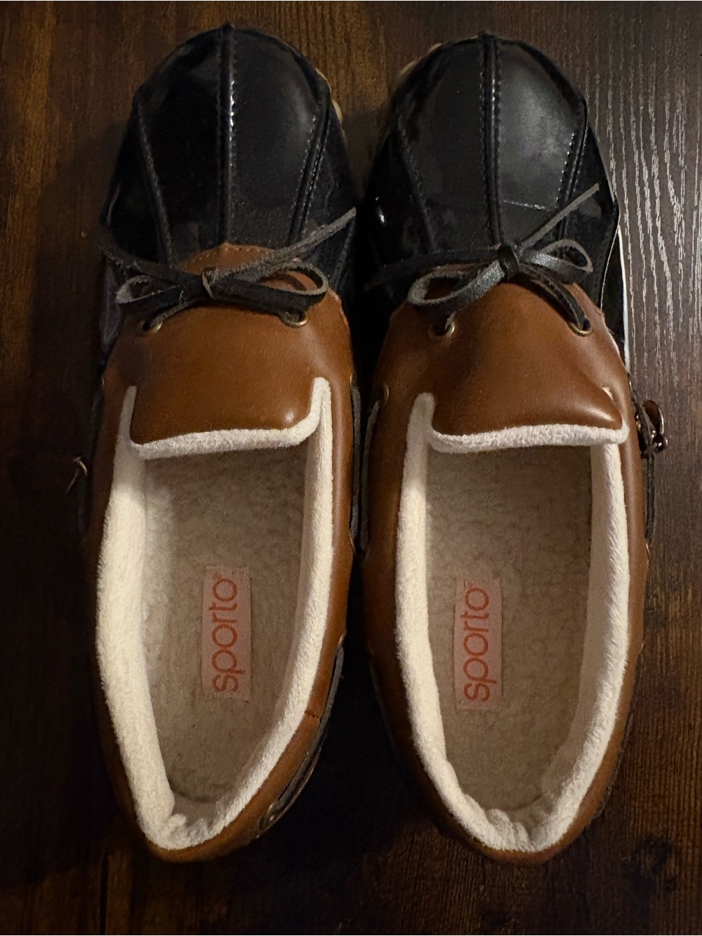 Sporto Two-Tone Brown & Black Duck Boot